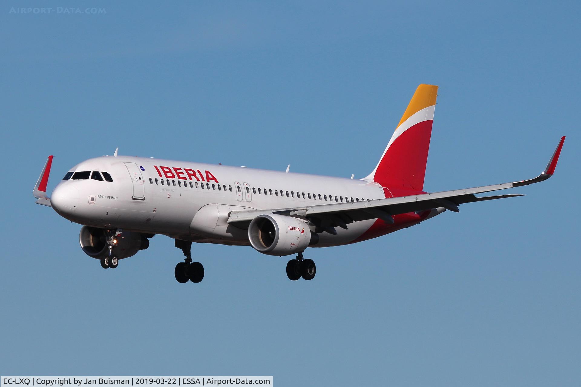EC-LXQ, 2013 Airbus A320-216 C/N 5692, Iberia