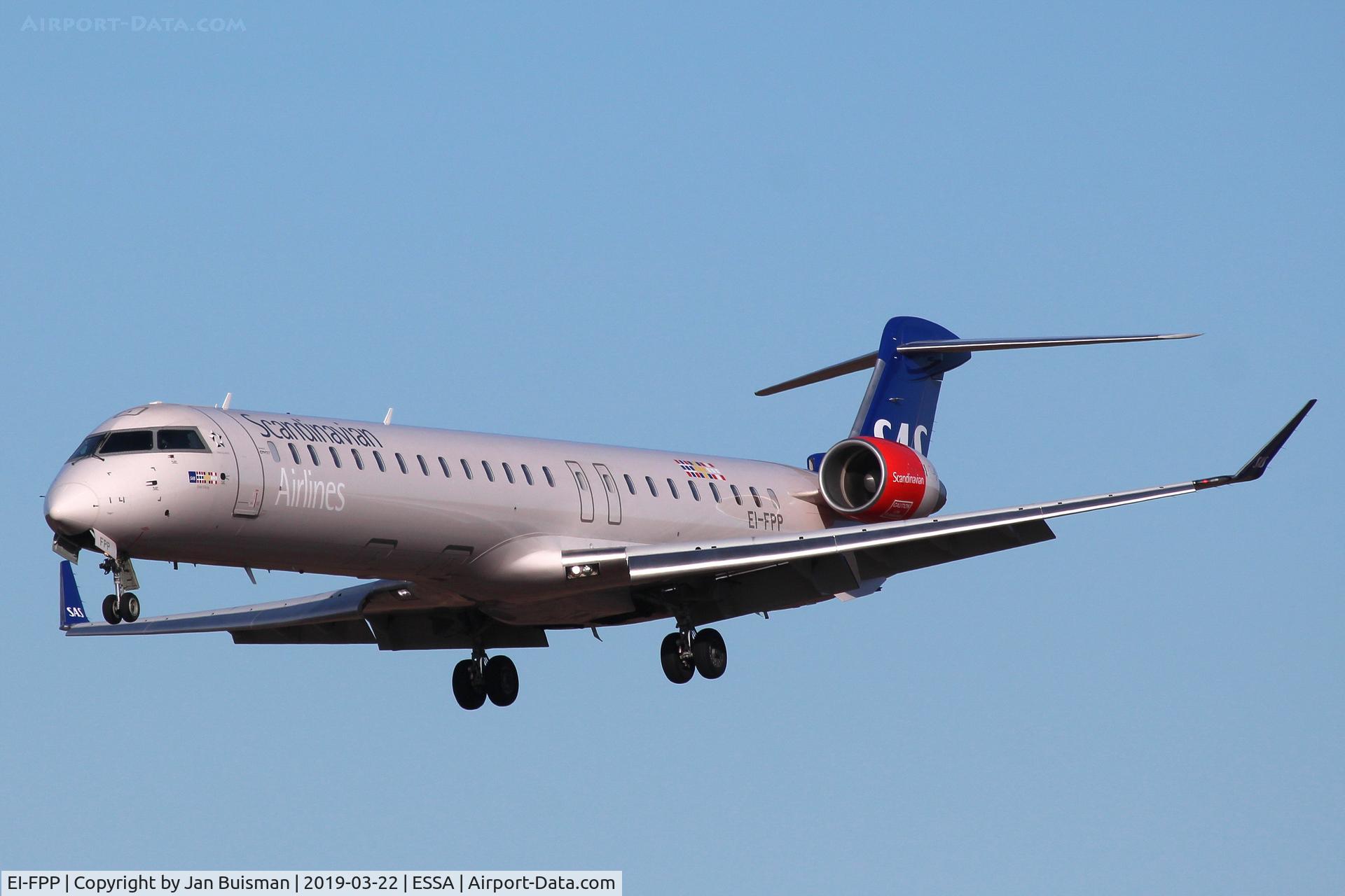 EI-FPP, 2017 Bombardier CRJ-900 (CL-600-2D24) C/N 15435, SAS/Cityjet