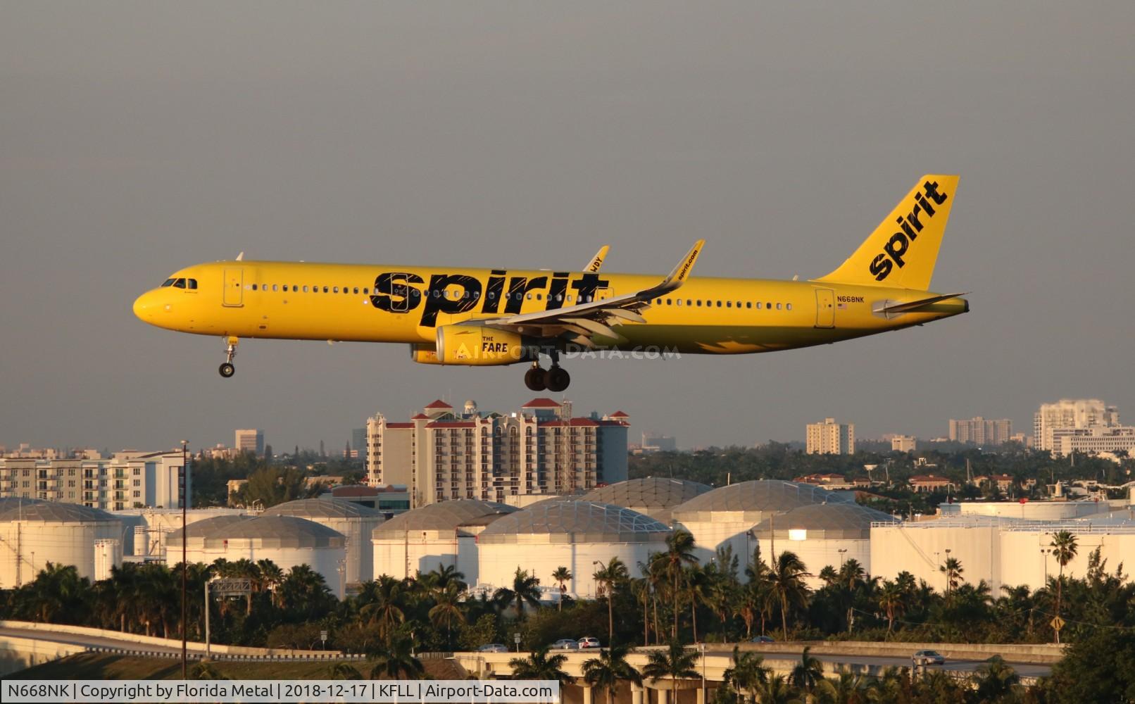 N668NK, 2016 Airbus A321-231 C/N 7135, Spirit