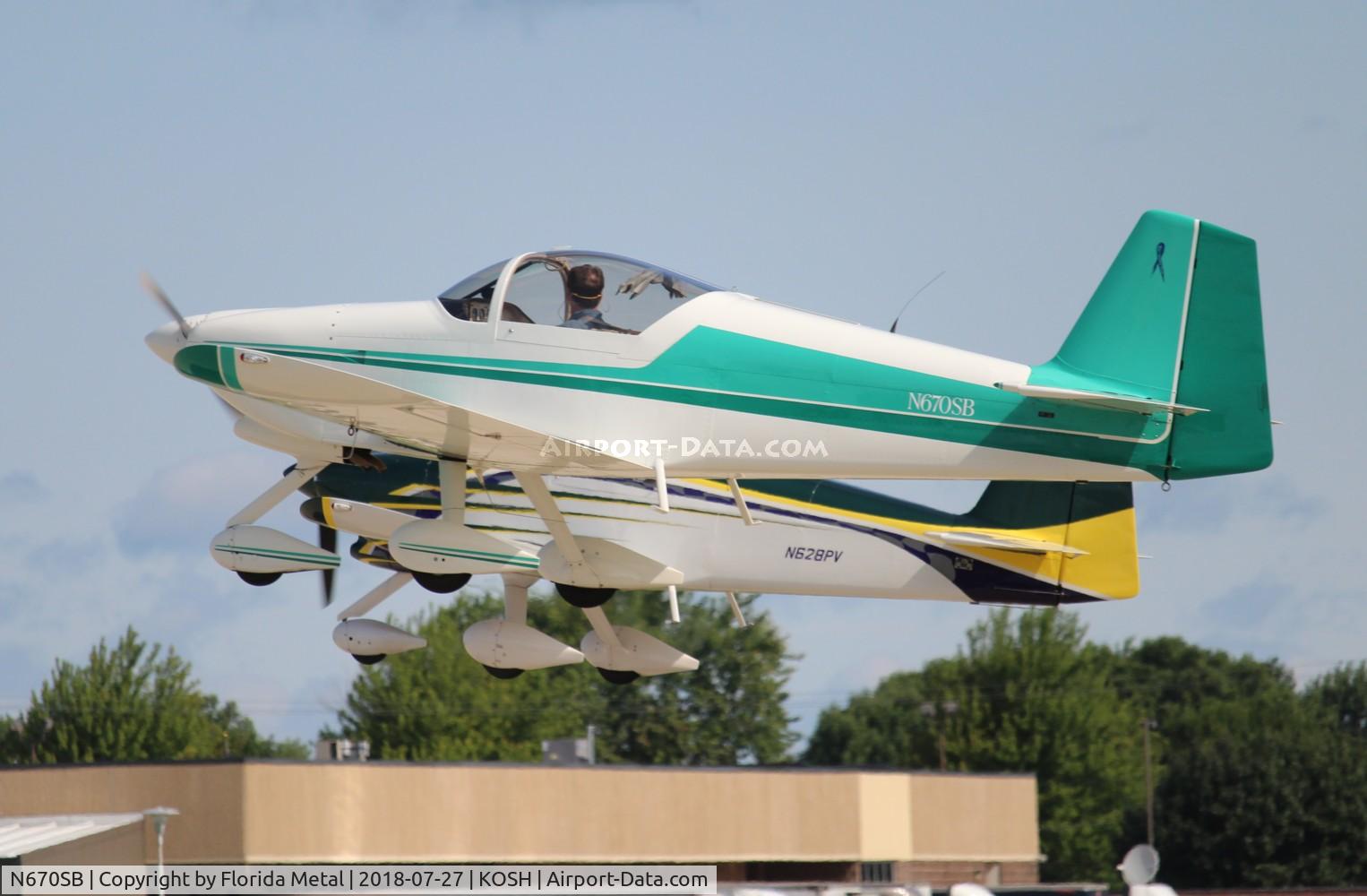 N670SB, 2001 Vans RV-6A C/N 23806, RV-6A
