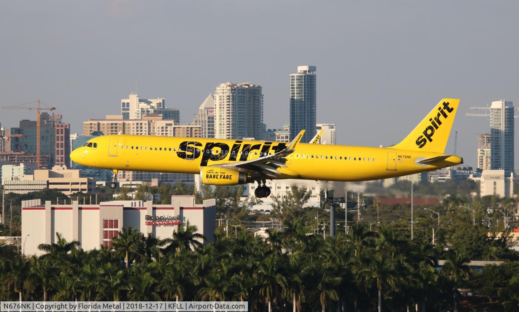 N676NK, 2017 Airbus A321-231 C/N 7734, Spirit