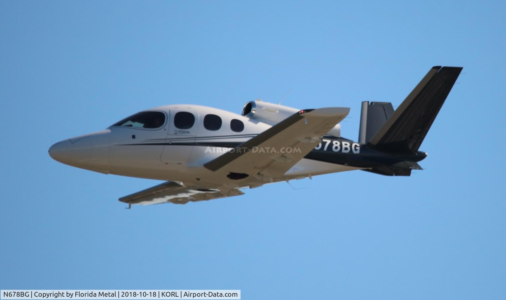 N678BG, 2018 Cirrus SF50 Vision C/N 0070, Cirrus Jet