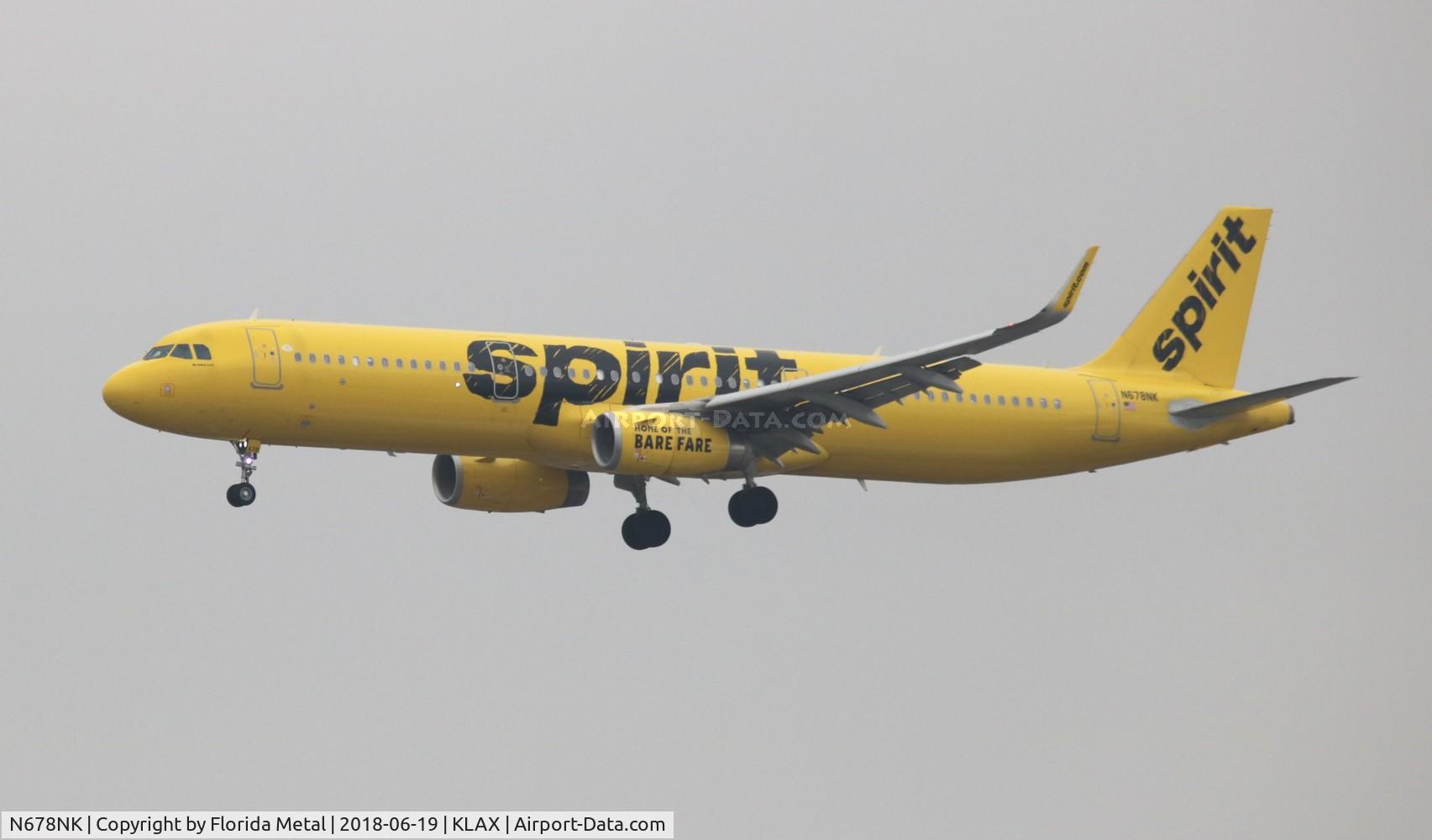 N678NK, 2017 Airbus A321-231 C/N 7857, Spirit