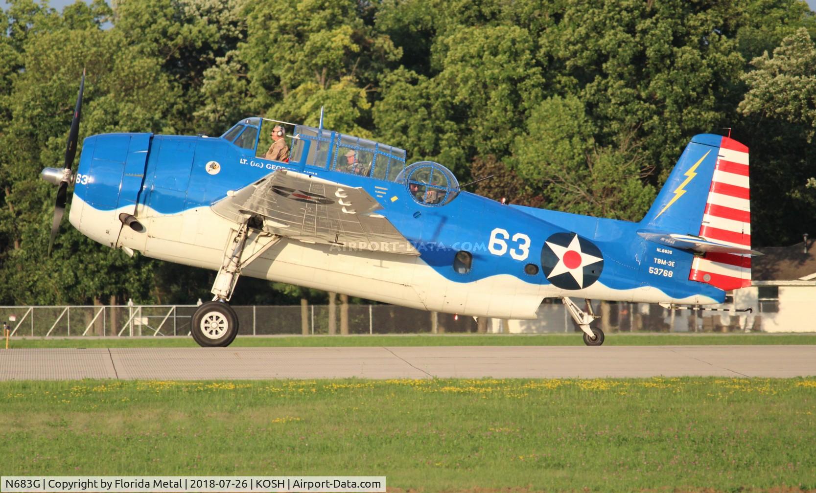 N683G, 1943 Grumman TBM-3E Avenger C/N 53768, TBM Avenger