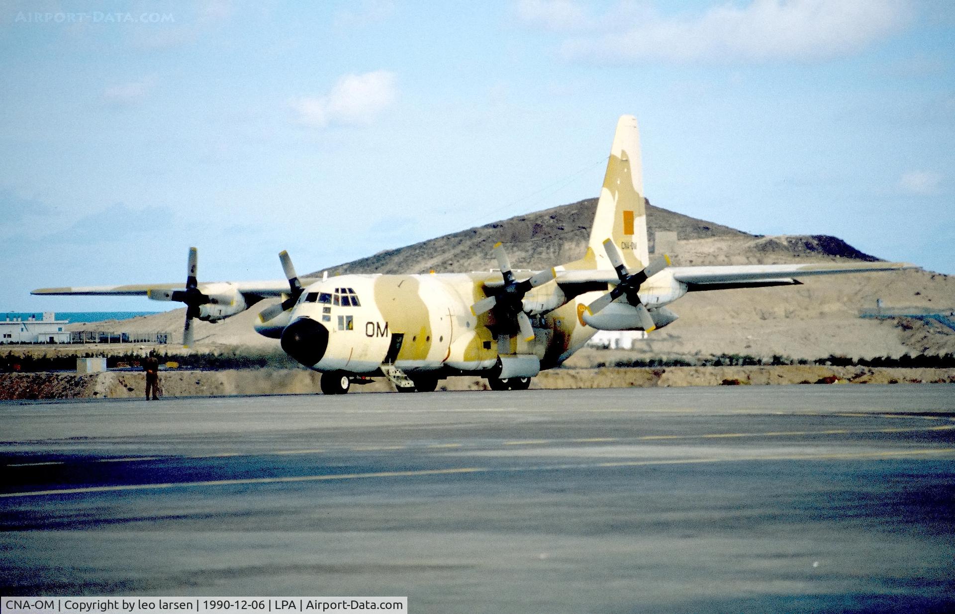 CNA-OM, 1980 Lockheed C-130H Hercules C/N 4875, Las Palmas 6.12.1990