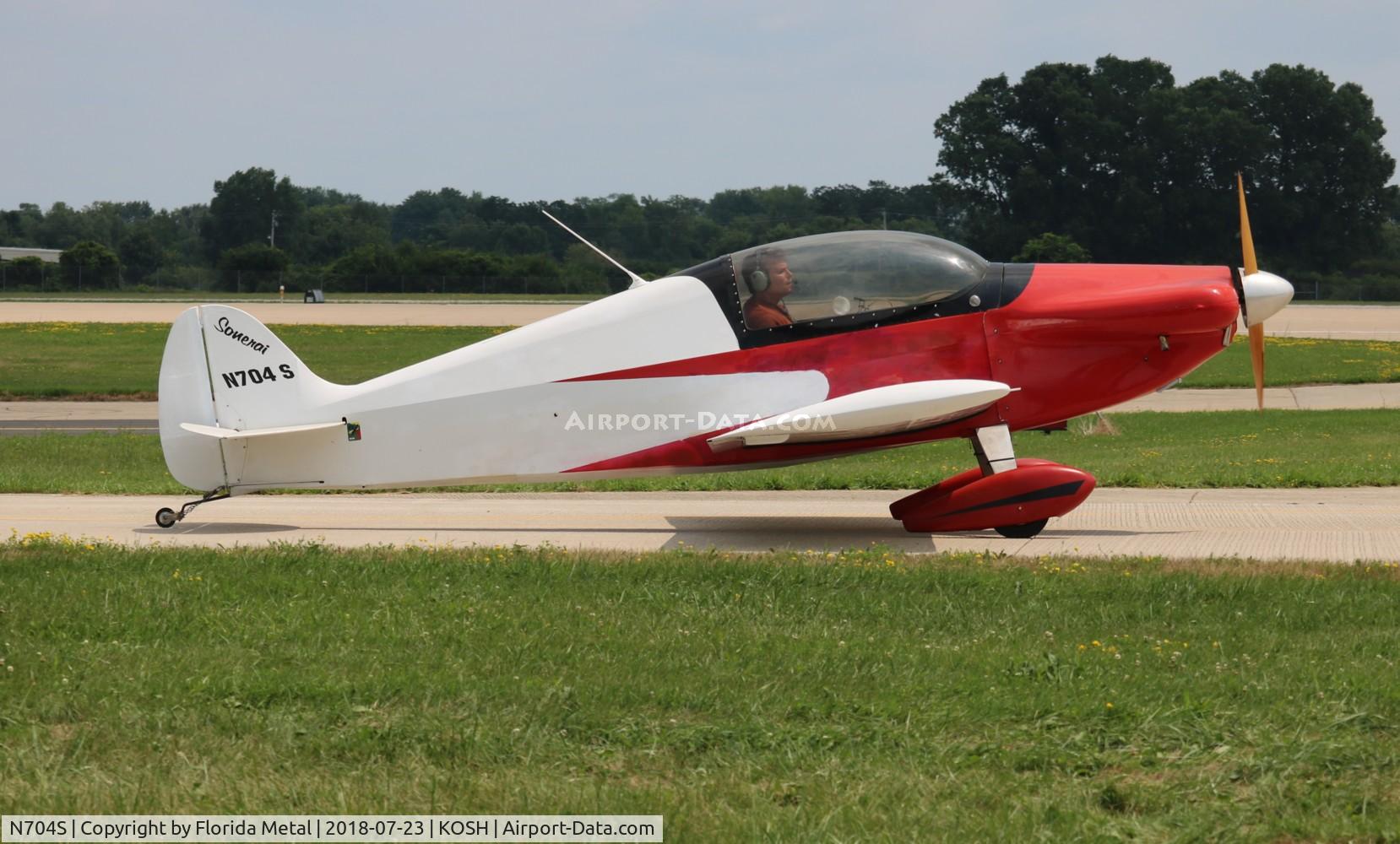 N704S, 1997 Monnett Sonerai II-L C/N 02, Sonerai II