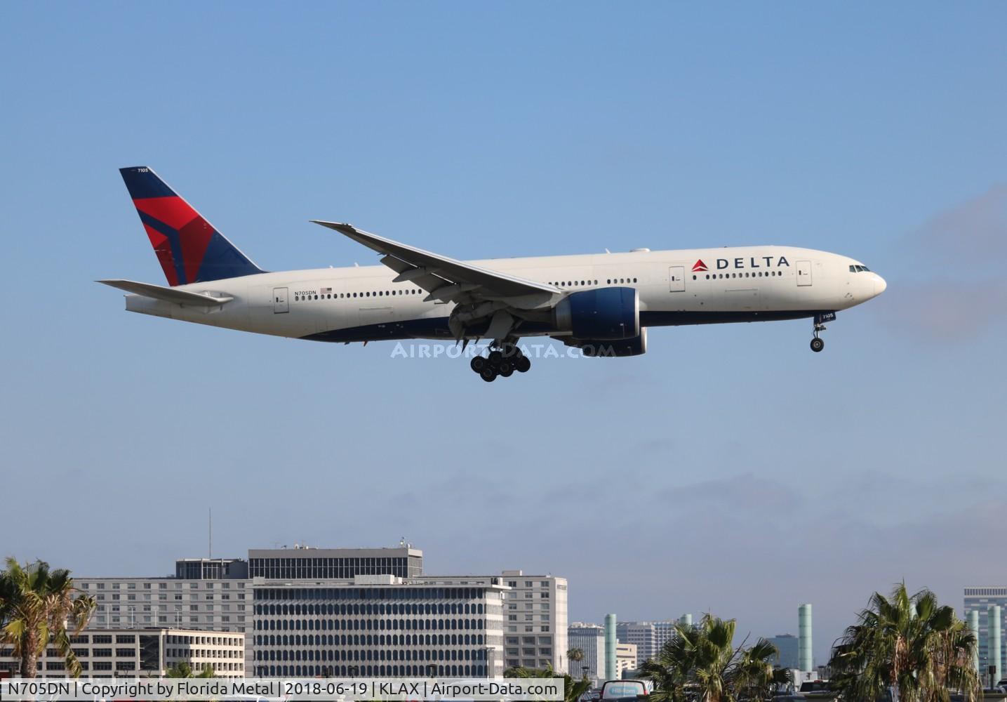 N705DN, 2008 Boeing 777-232/LR C/N 29742, Delta