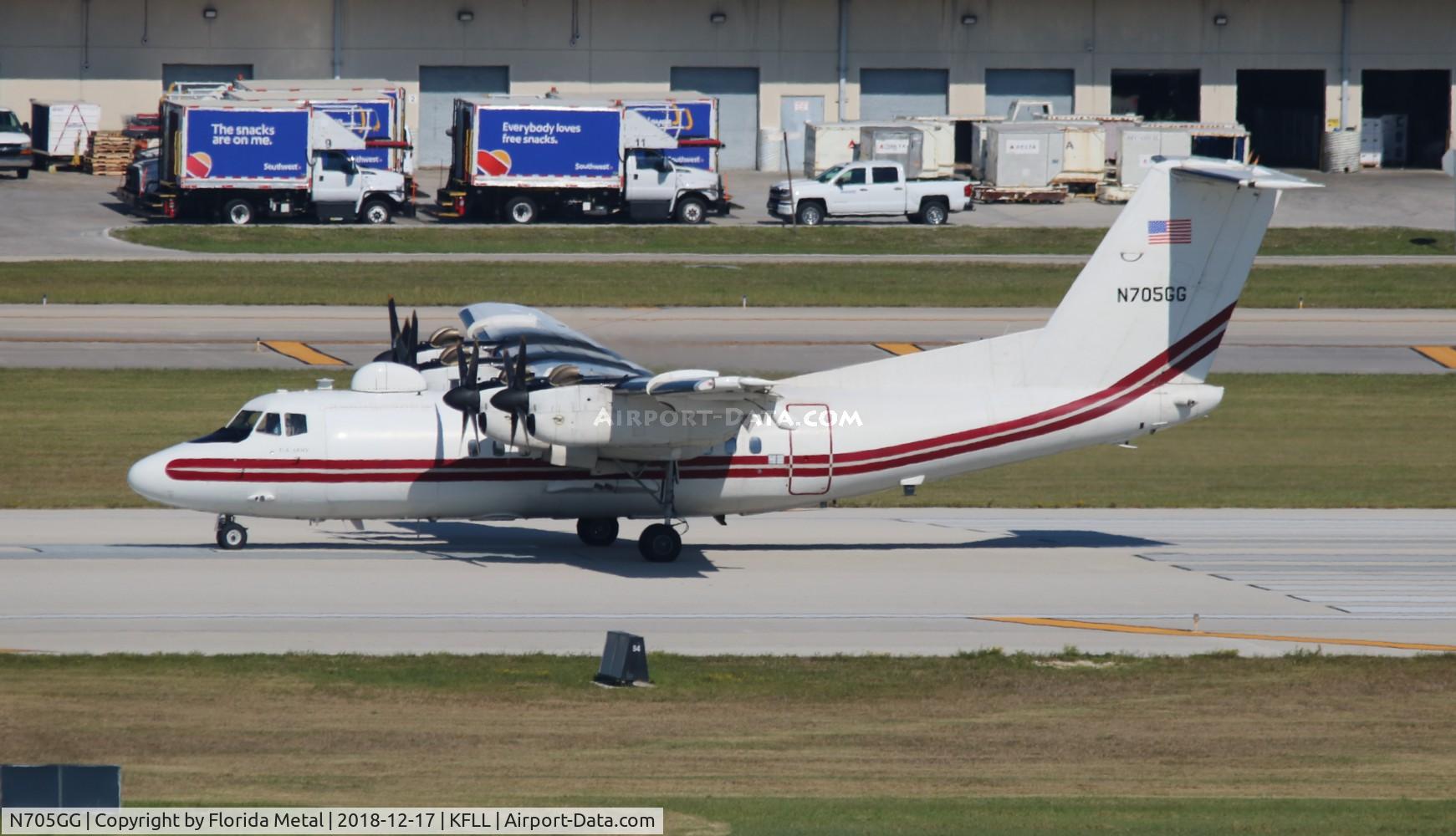 N705GG, 1981 De Havilland Canada DHC-7-102 Dash 7 C/N 48, EO-5C