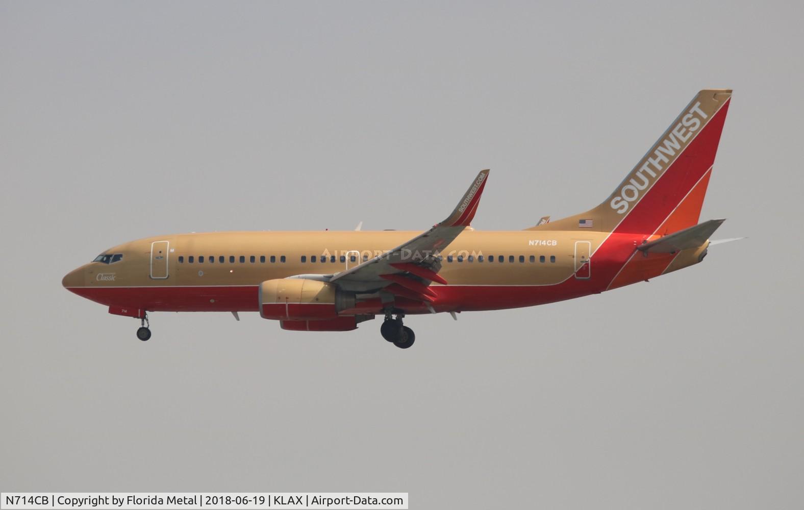 N714CB, 1998 Boeing 737-7H4 C/N 27848, Southwest retro
