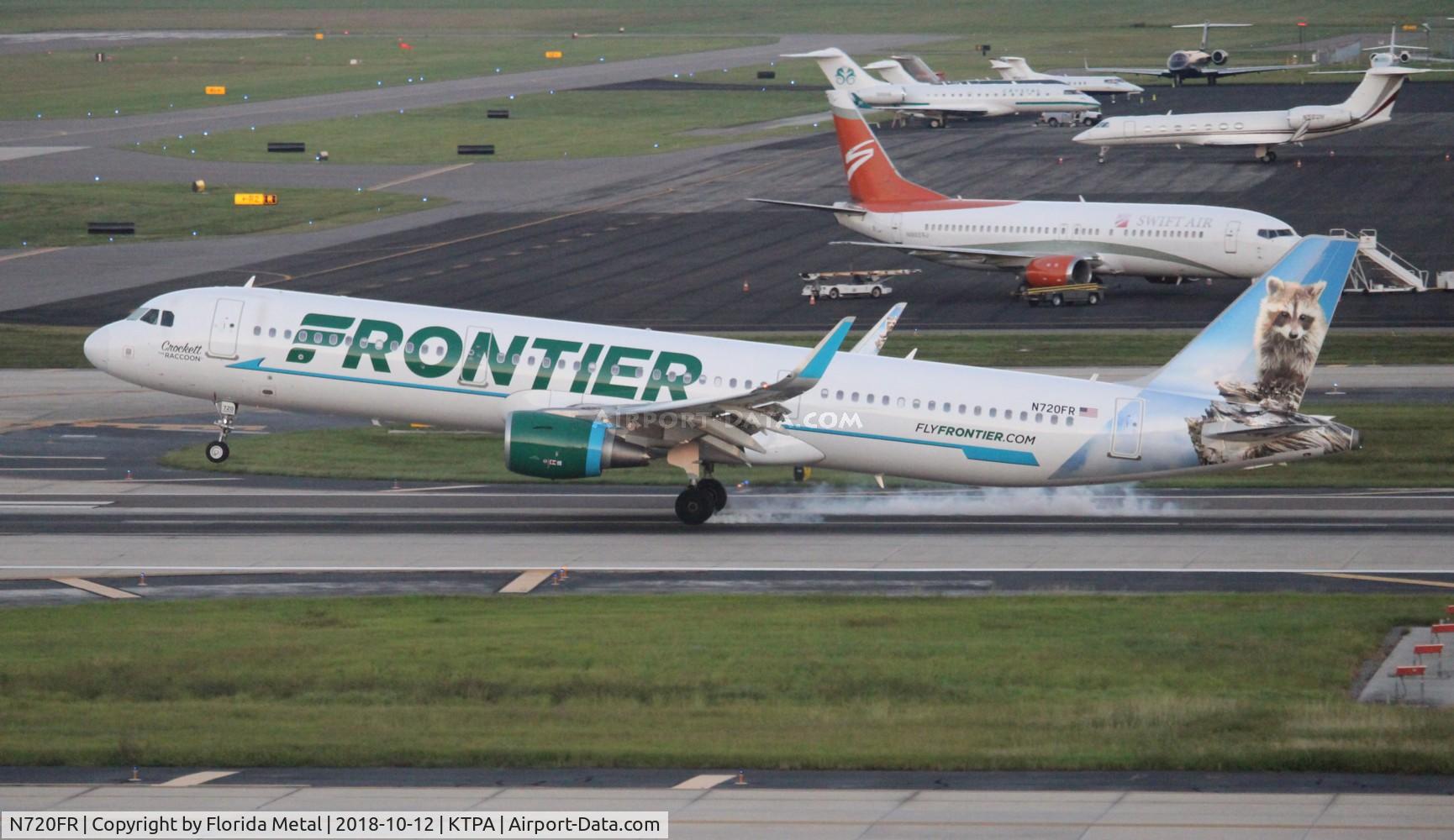 N720FR, 2017 Airbus A321-211 C/N 7852, Frontier