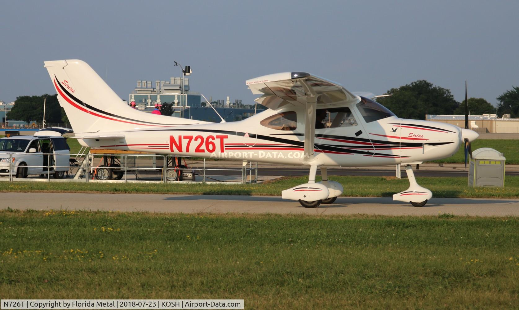 N726T, TL Ultralight TL-3000 Sirius C/N TLUSA180, TL-3000