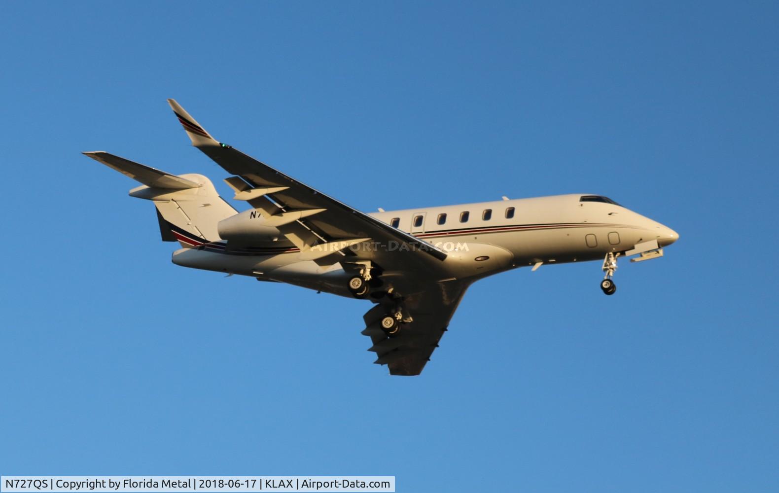 N727QS, 2016 Bombardier BD-100-1A10 Challenger 300 C/N 20662, NetJets