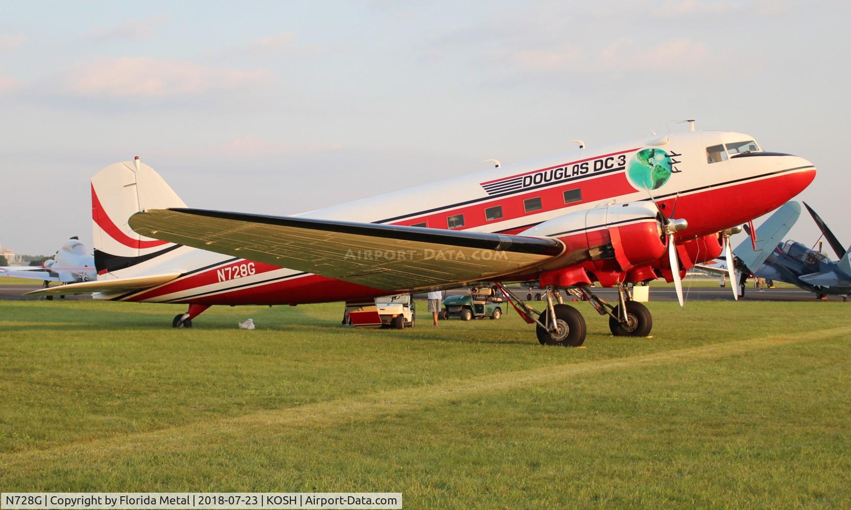 N728G, 1942 Douglas DC-3C (C-47-DL) C/N 4359, DC-3C