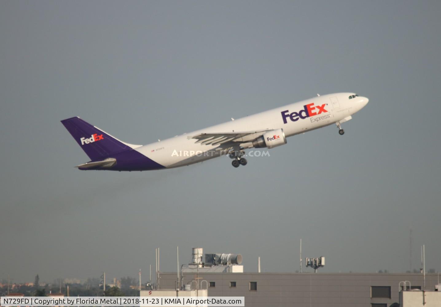 N729FD, 1992 Airbus A300B4-622R C/N 657, FedEx