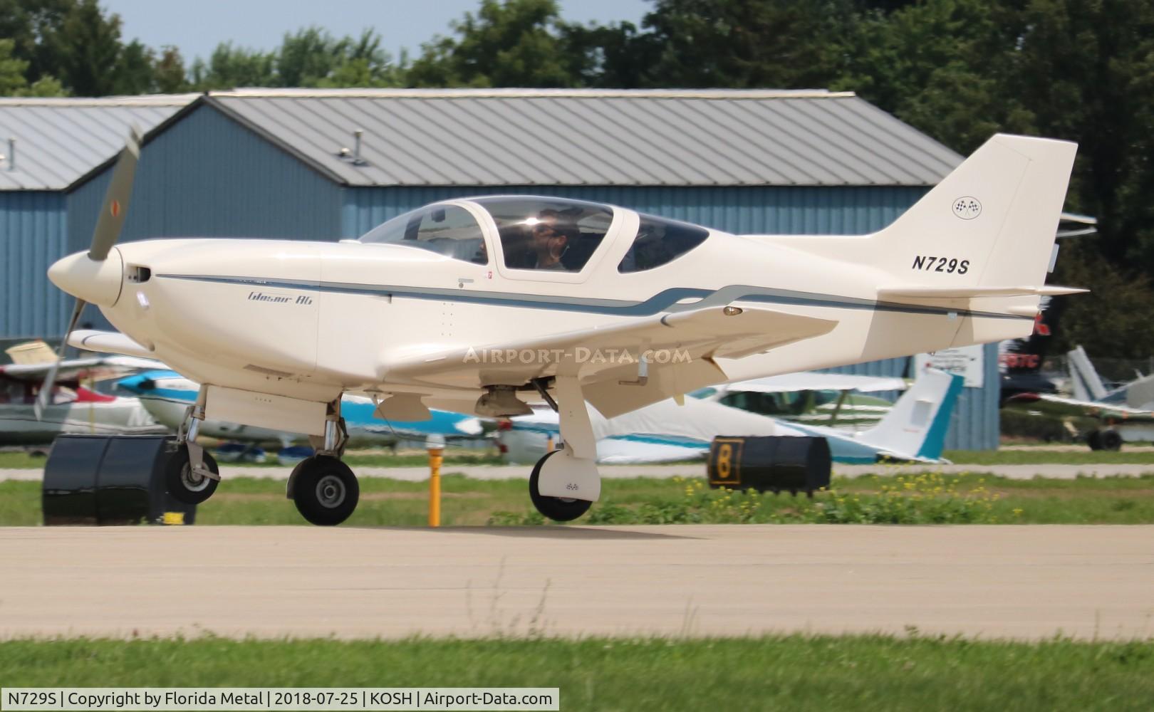 N729S, 1986 Stoddard-Hamilton Glasair RG C/N 455R, Glasair RG