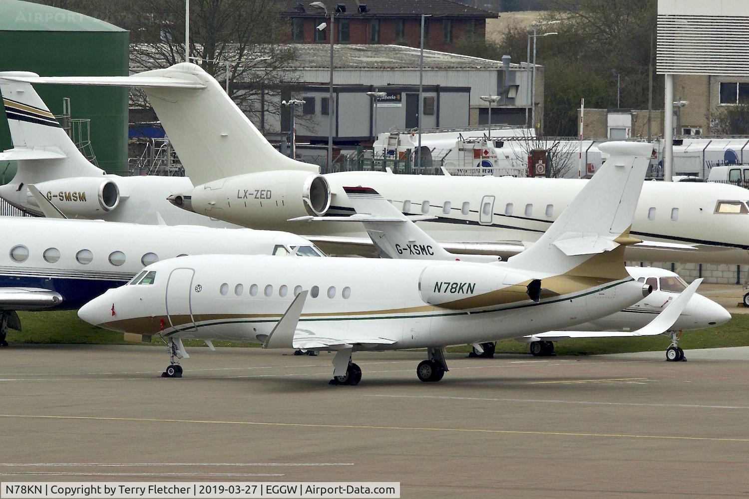 N78KN, 2014 Dassault Falcon 2000LX C/N 292, At Luton