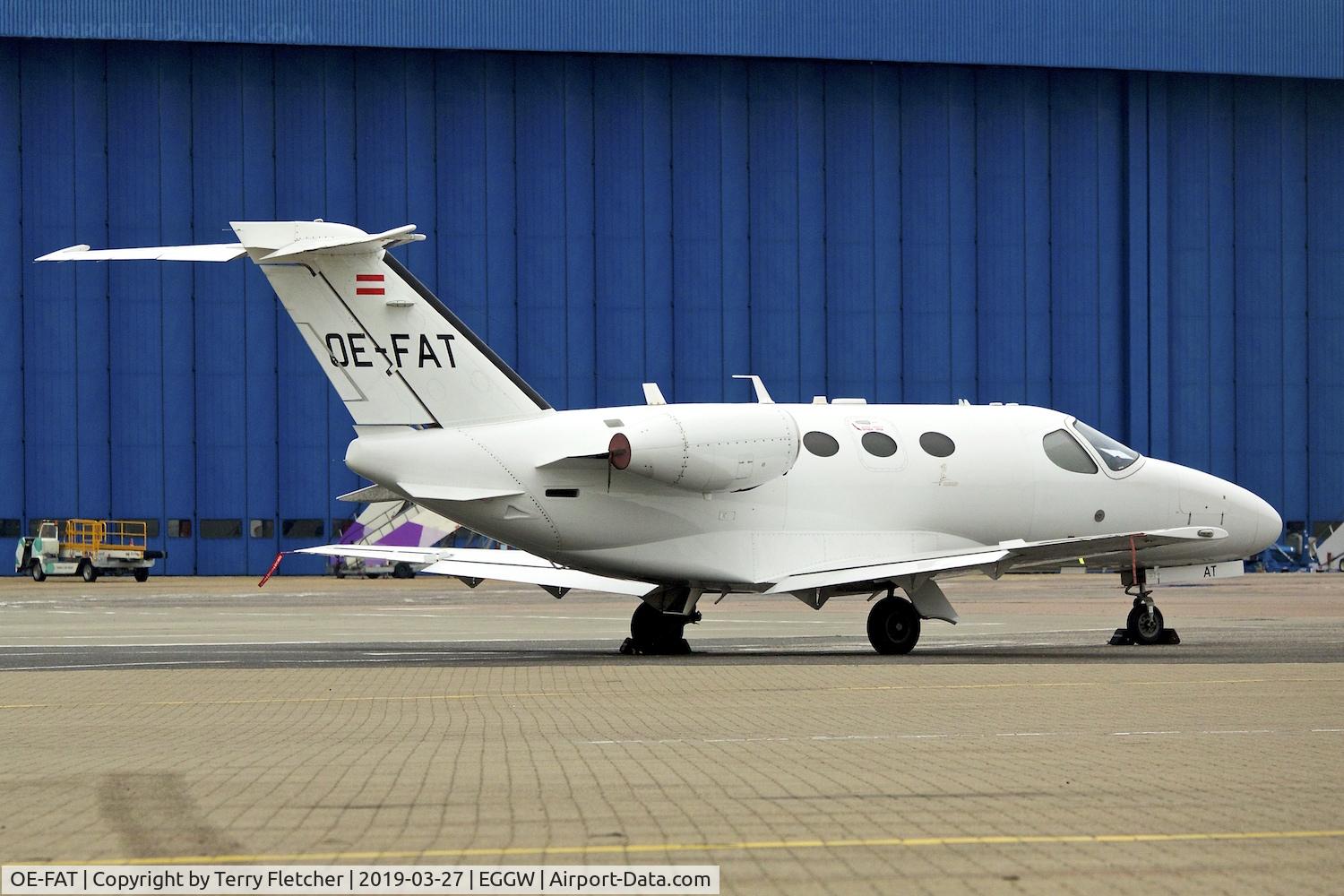 OE-FAT, 2010 Cessna 510 Citation Mustang Citation Mustang C/N 510-0312, At Luton