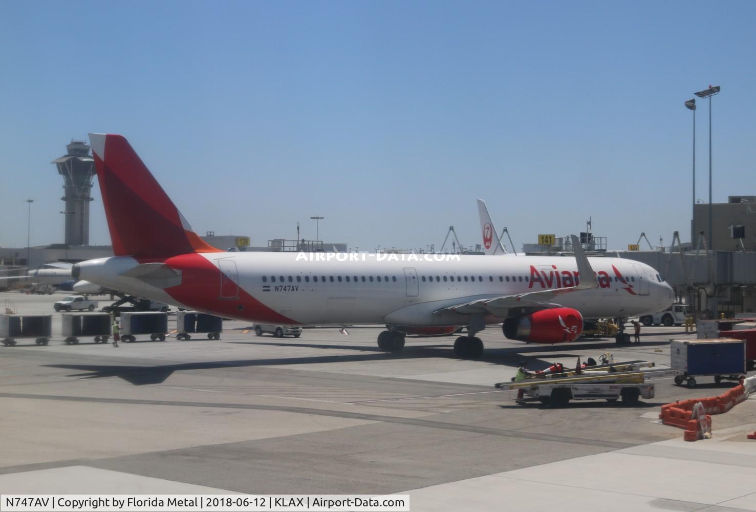 N747AV, 2015 Airbus A321-231 C/N 6861, Avianca