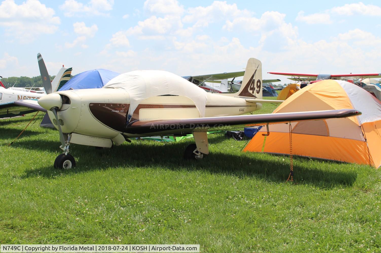 N749C, 1960 Meyers Industries Inc 200A C/N 261, Meyers 200A