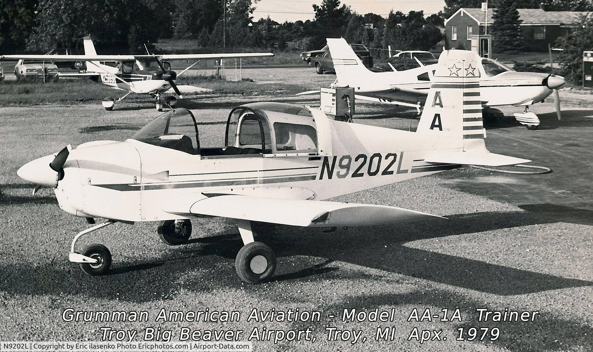 N9202L, 1971 American Aviation AA-1A Trainer C/N AA1A-0102, What a fun little plane this was. Had adventures all the way from Detroit to the Bahamas in the right seat of this bird!