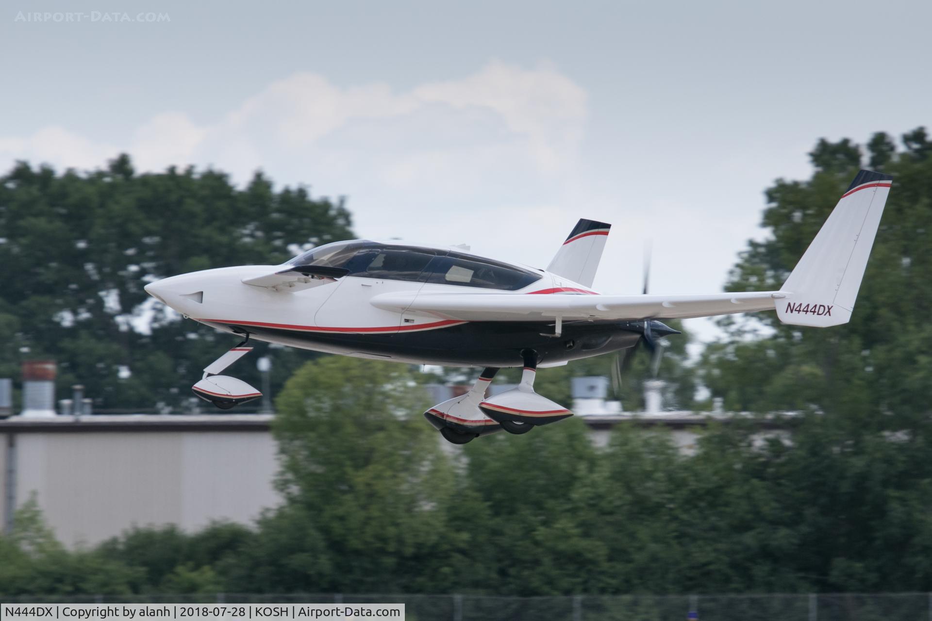 N444DX, Velocity Velocity SE FG C/N SFG035, Departing AirVenture 2018