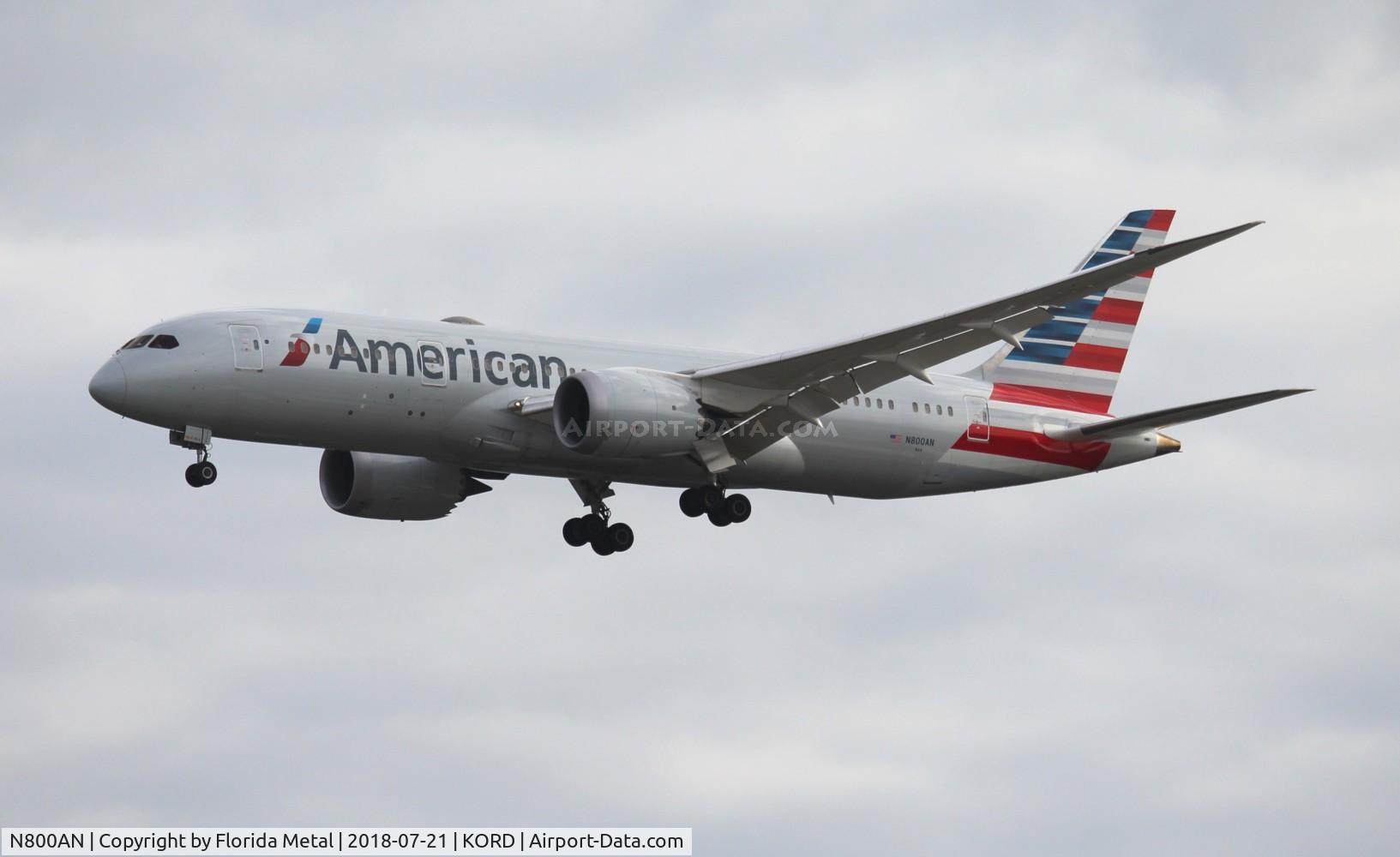 N800AN, 2014 Boeing 787-8 Dreamliner Dreamliner C/N 40618, American