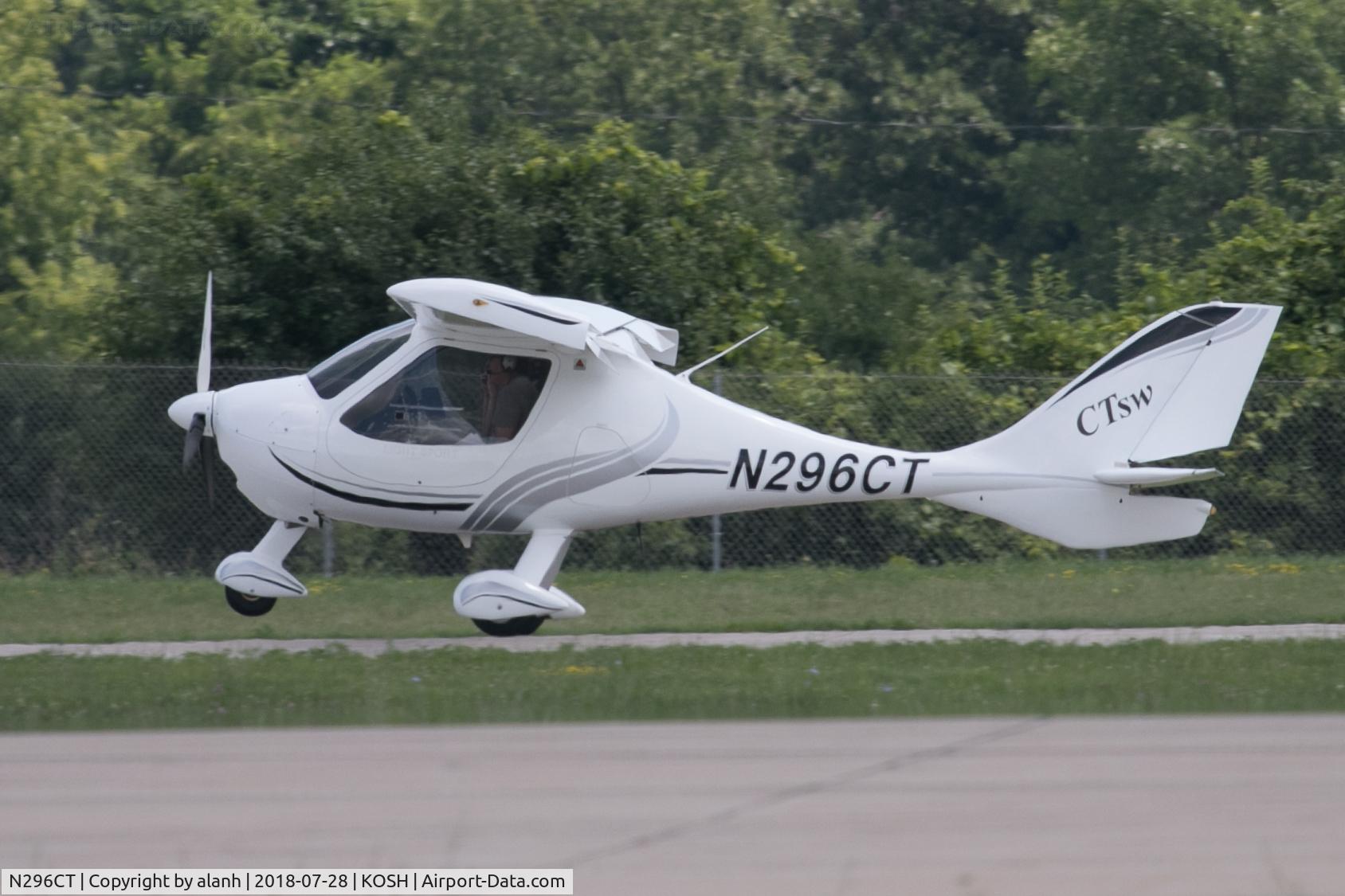 N296CT, 2006 Flight Design CTSW C/N 06-09-09, Arriving at AirVenture 2018
