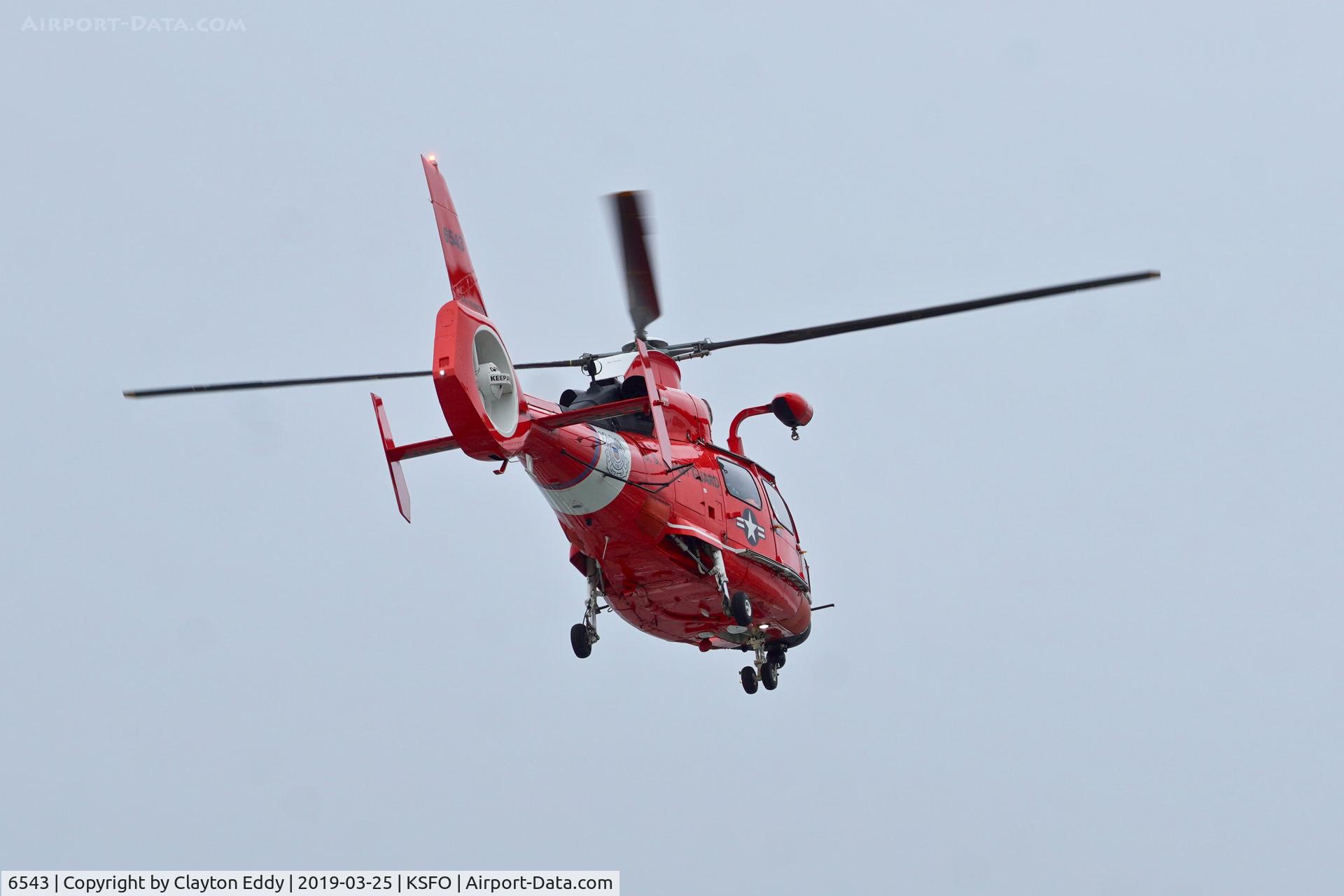 6543, Aérospatiale MH-65D Dolphin C/N 6025, SFO 2019.