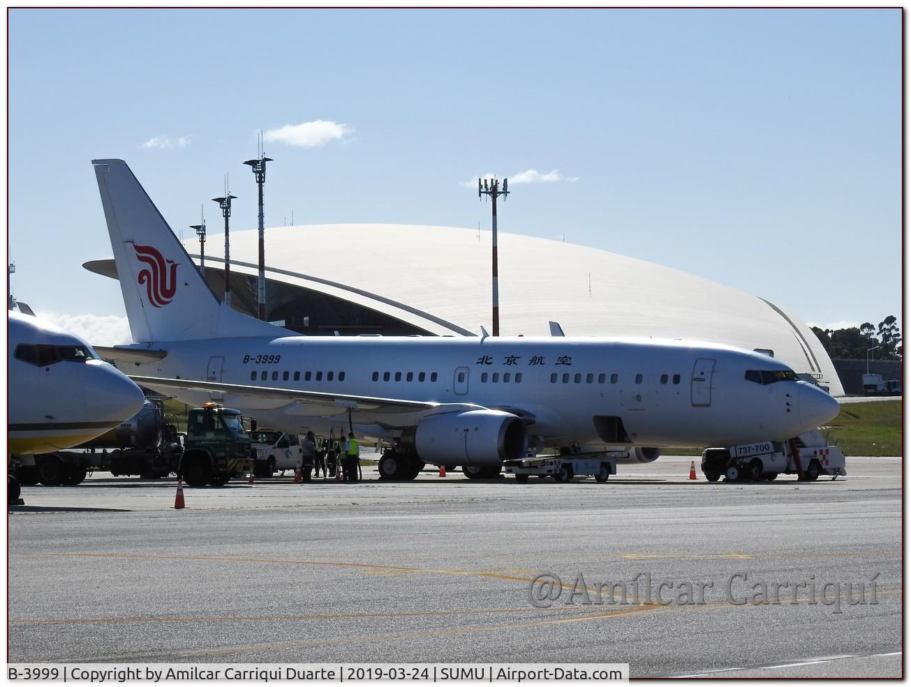 B-3999, 2011 Boeing 737-79L BBJ C/N 41090, Landed at SUMU