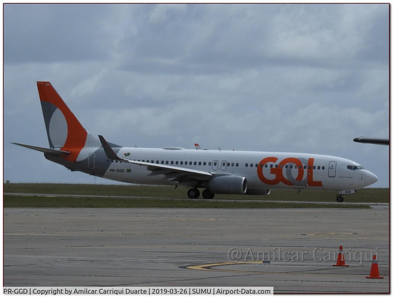 PR-GGD, Boeing 737-8EH C/N 34275, Taxi in SUMU