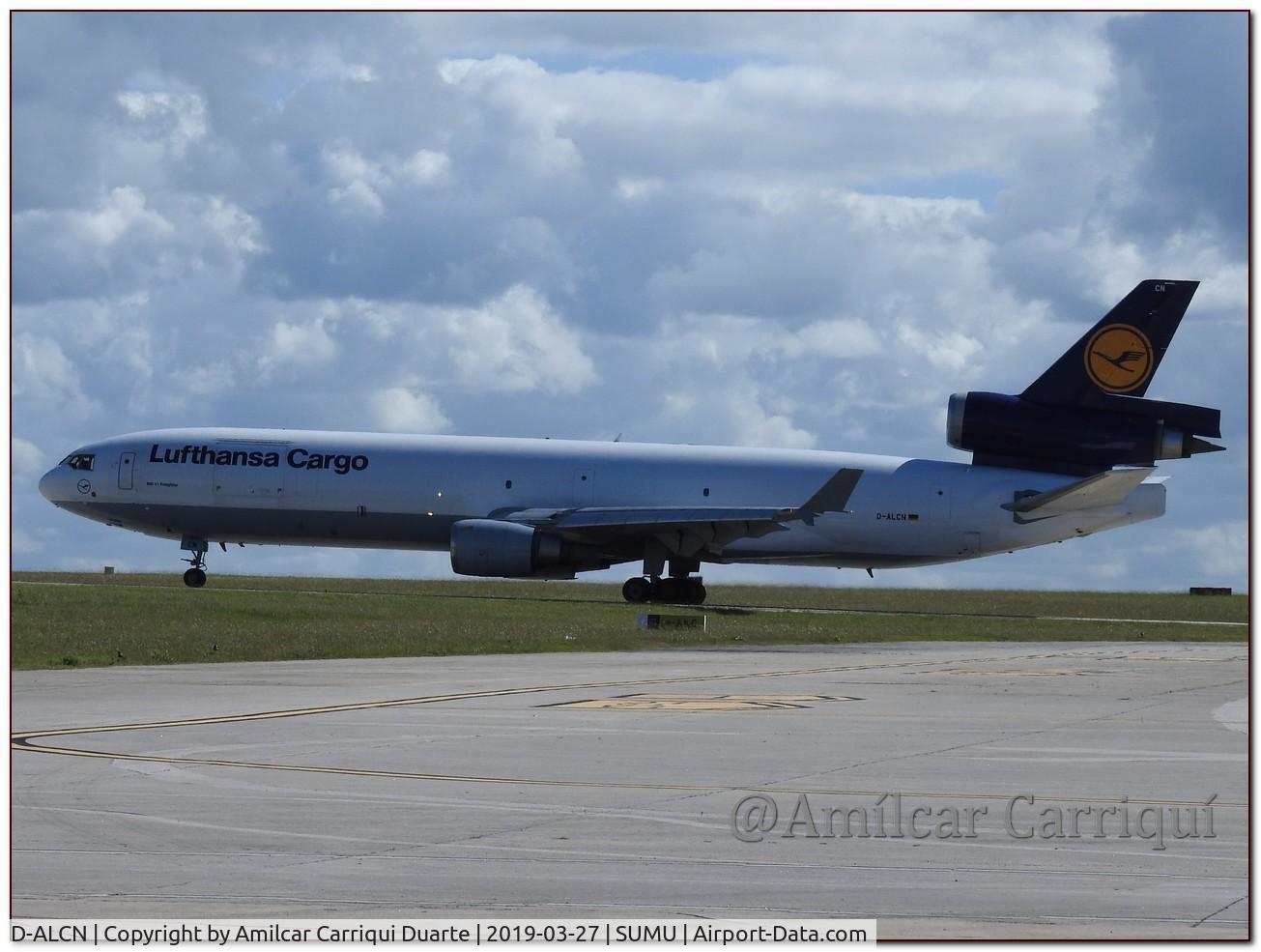 D-ALCN, 2001 McDonnell Douglas MD-11F C/N 48806, Taxi in SUMU
