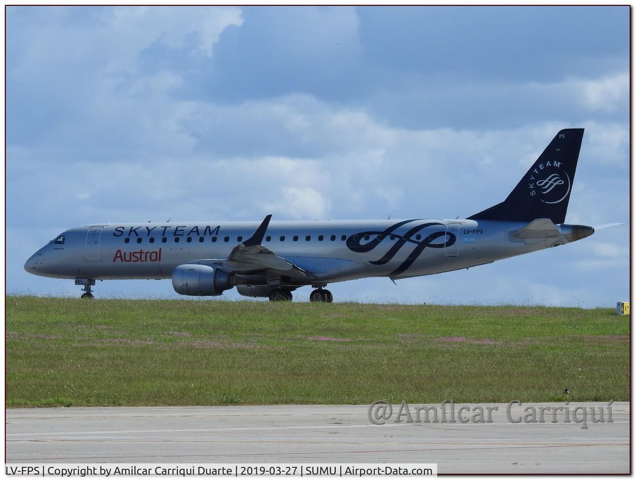 LV-FPS, 2013 Embraer 190AR (ERJ-190-100IGW) C/N 19000639, taxi in SUMU