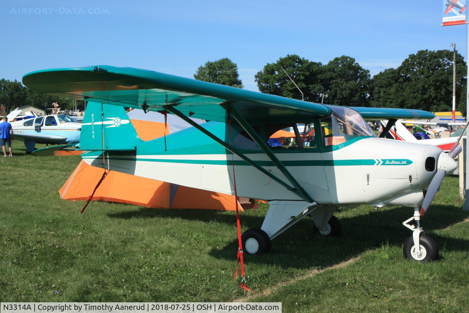 N3314A, 1953 Piper PA-22 Tri-Pacer C/N 22-1589, 1953 Piper PA-22 Tri-Pacer, c/n: 22-1589