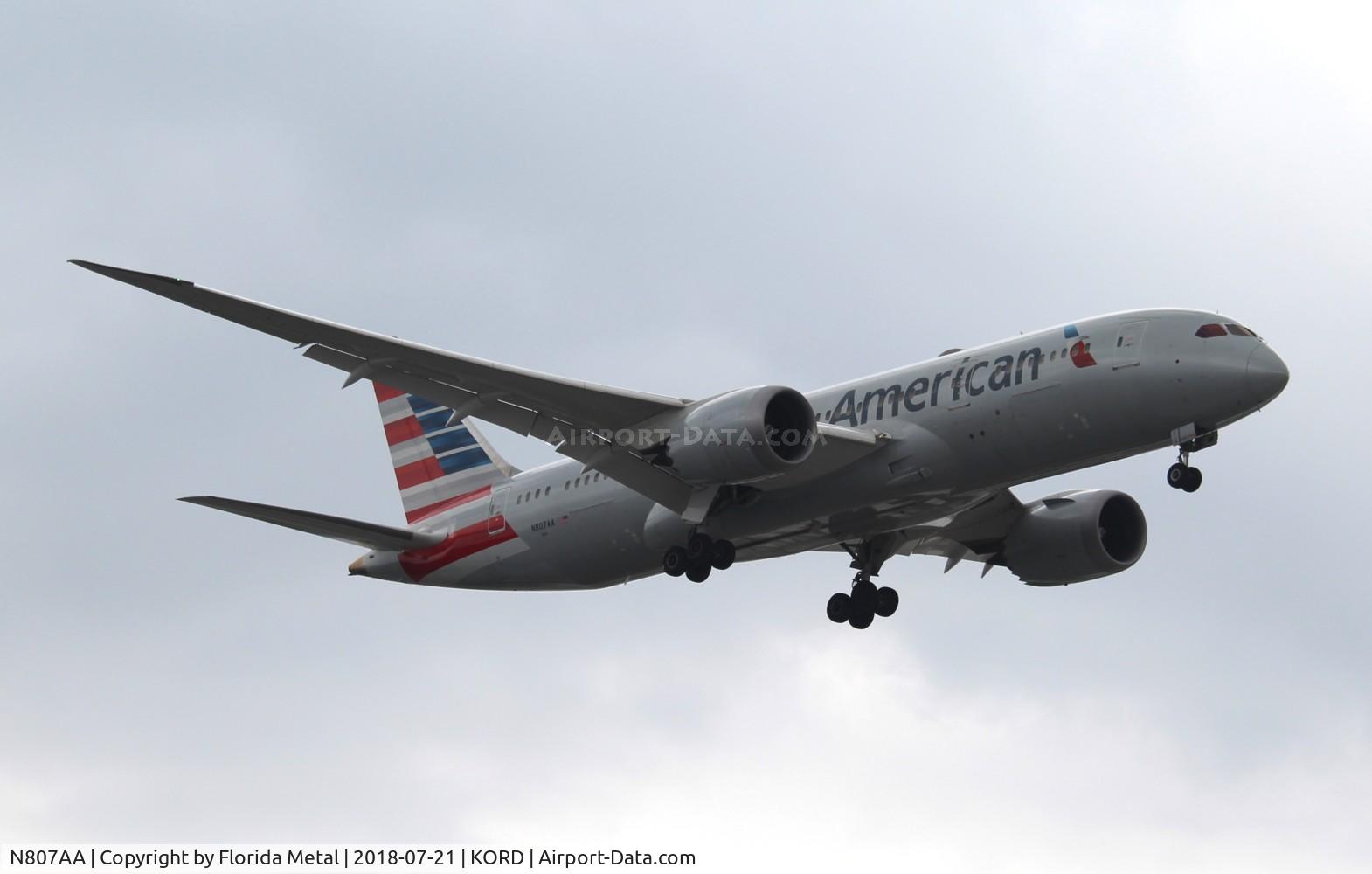 N807AA, 2015 Boeing 787-8 Dreamliner C/N 40625, American