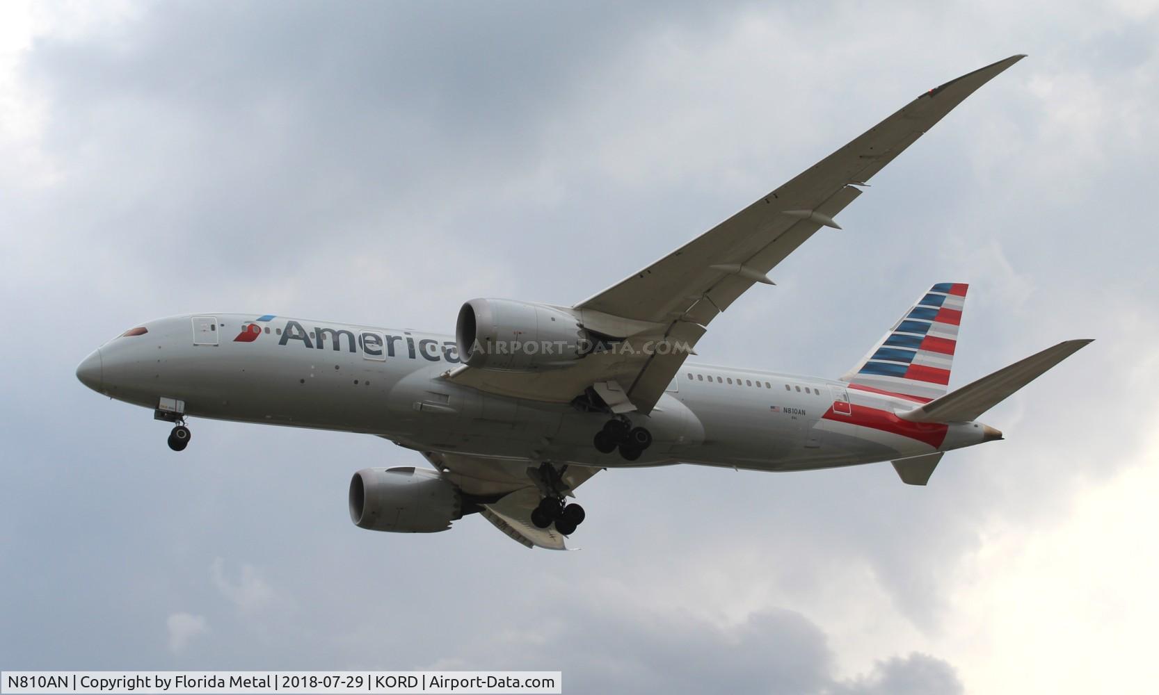 N810AN, 2015 Boeing 787-8 Dreamliner C/N 40628, American