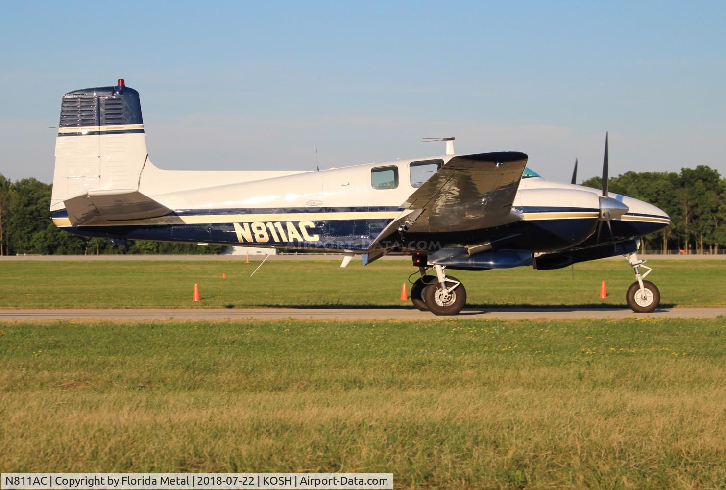 N811AC, 1959 Beech D50C Twin Bonanza C/N DH-239, Twin Bonanza