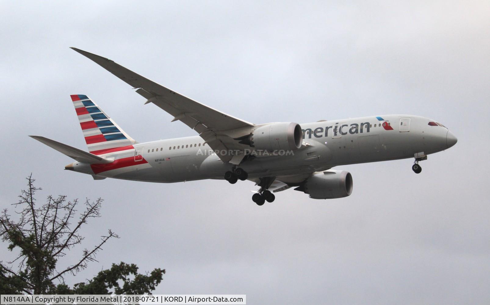 N814AA, 2016 Boeing 787-8 Dreamliner C/N 40632, American
