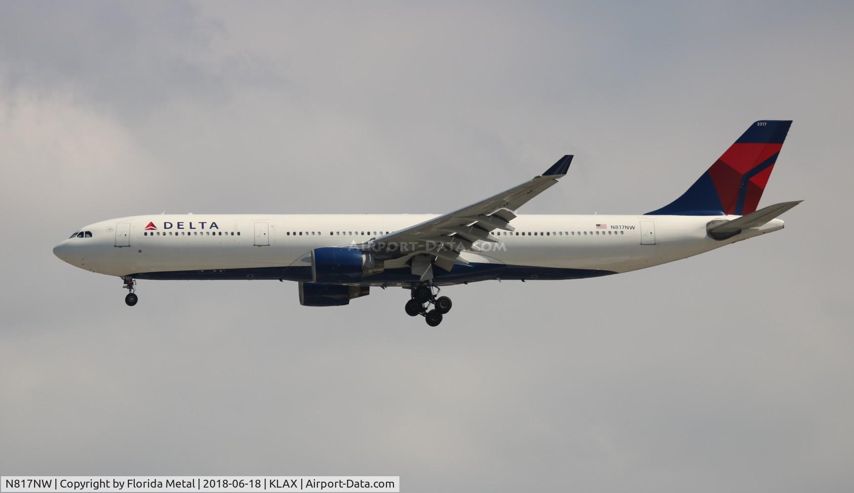N817NW, 2007 Airbus A330-323 C/N 0843, Delta