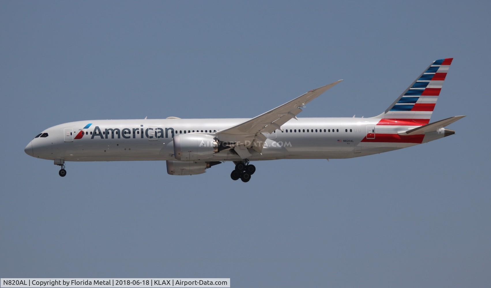N820AL, 2016 Boeing 787-9 Dreamliner C/N 40639, American