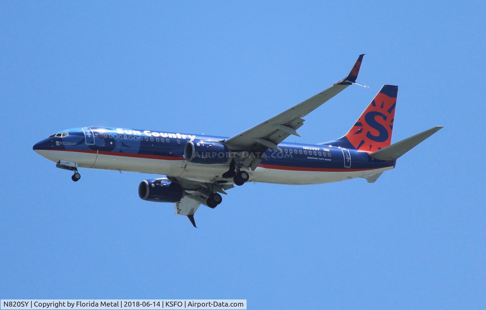 N820SY, 2014 Boeing 737-8FH C/N 39951, Sun Country