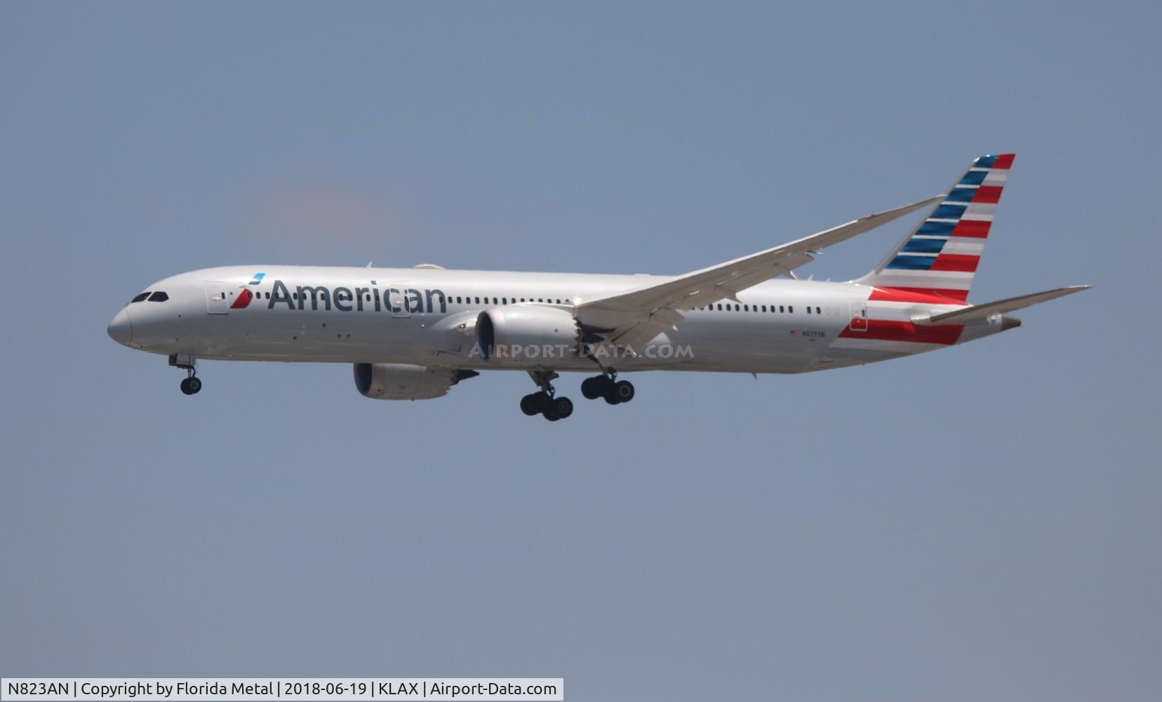 N823AN, 2016 Boeing 787-9 Dreamliner Dreamliner C/N 40641, American