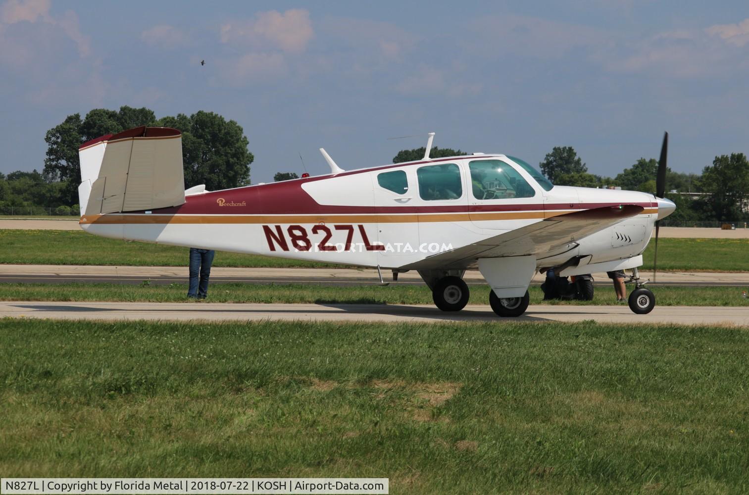 N827L, 1960 Beech M35 Bonanza C/N D-6519, Bonanza