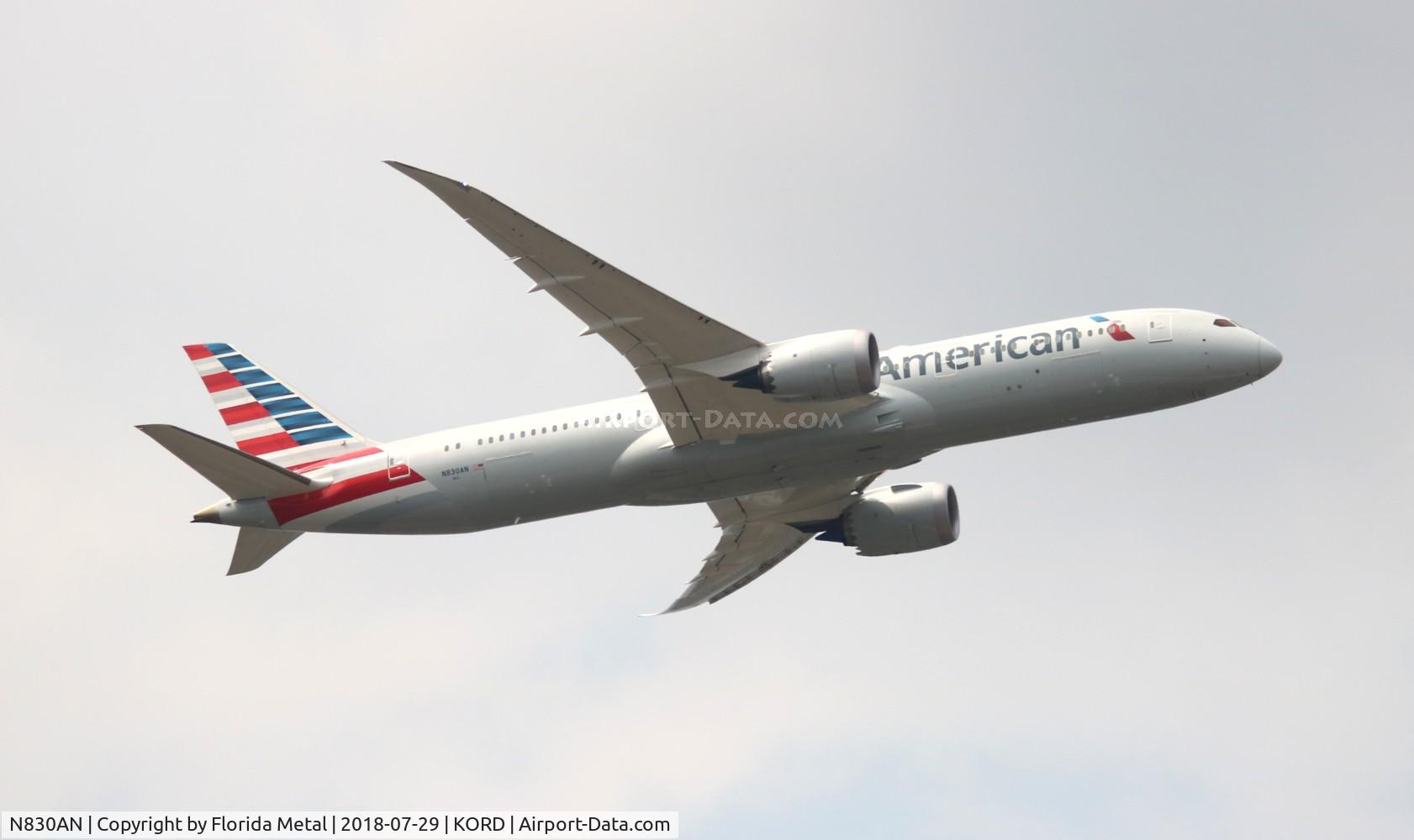 N830AN, 2017 Boeing 787-9 Dreamliner Dreamliner C/N 40650, American