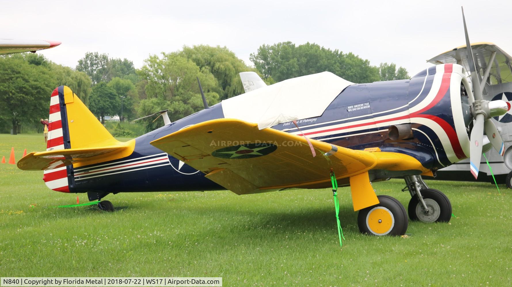 N840, 1940 North American P-64 C/N 68-3061, North American P-64