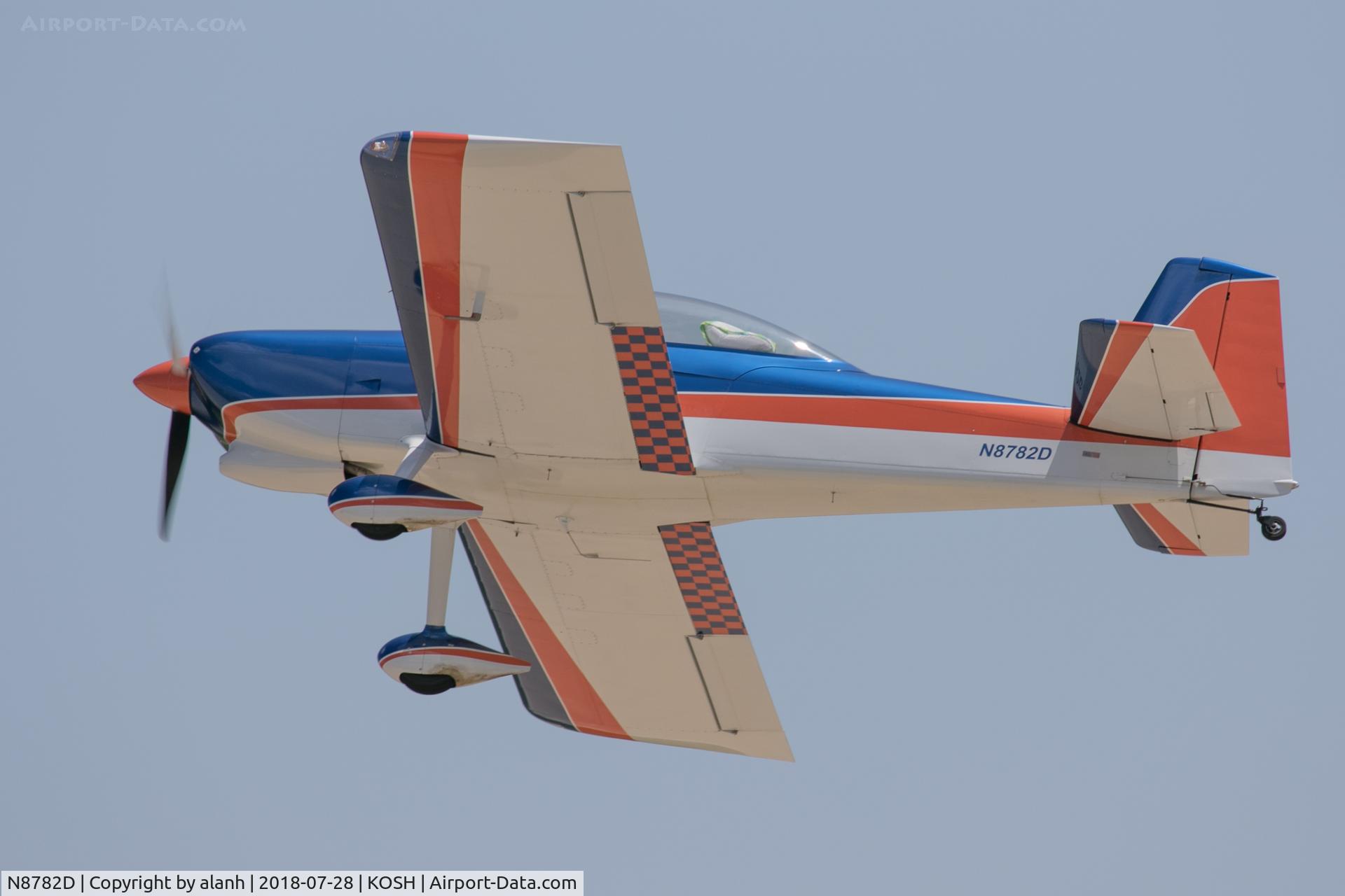 N8782D, 2013 Vans RV-8 C/N 83167, Departing AirVenture 2018