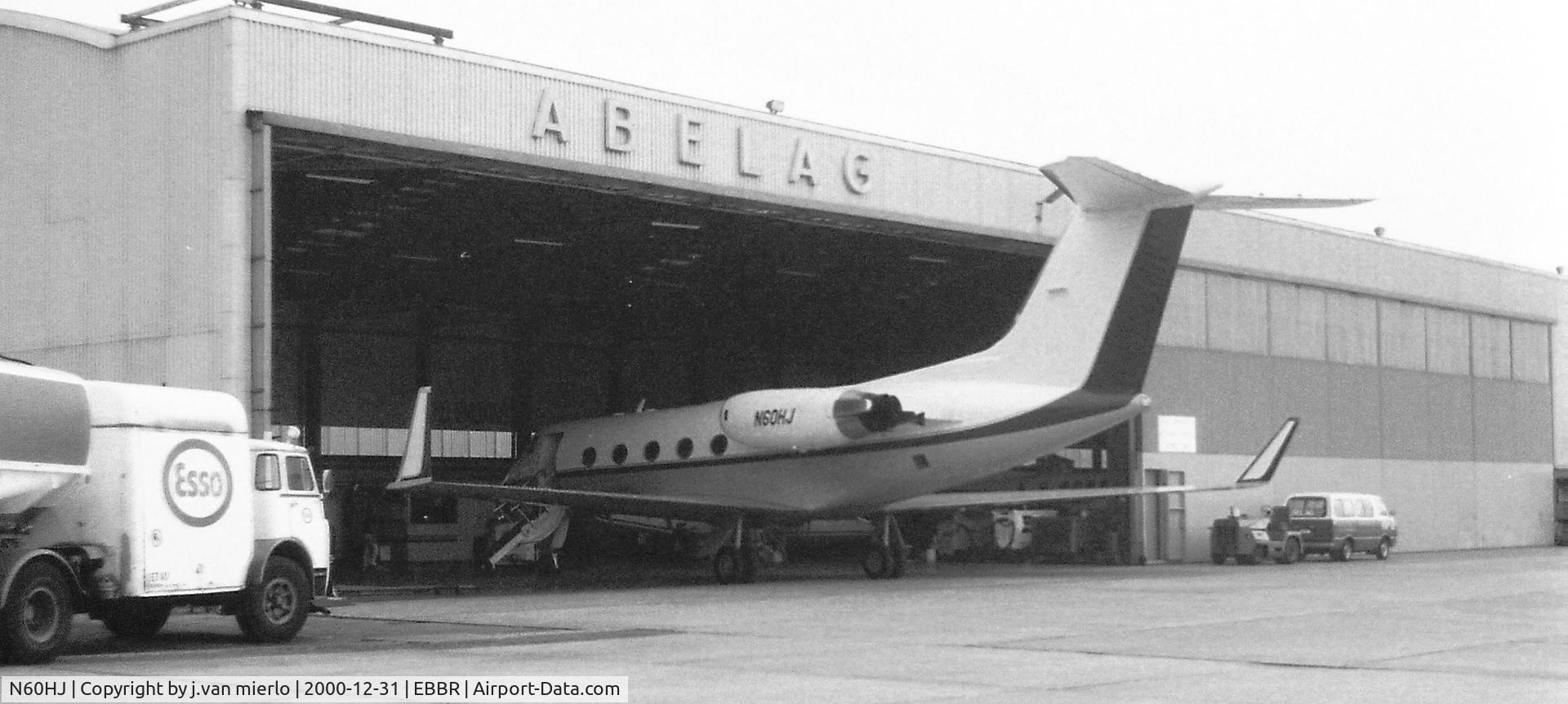 N60HJ, 1972 Grumman G-1159 Gulfstream II C/N 119, Brussels ABELAG'80s