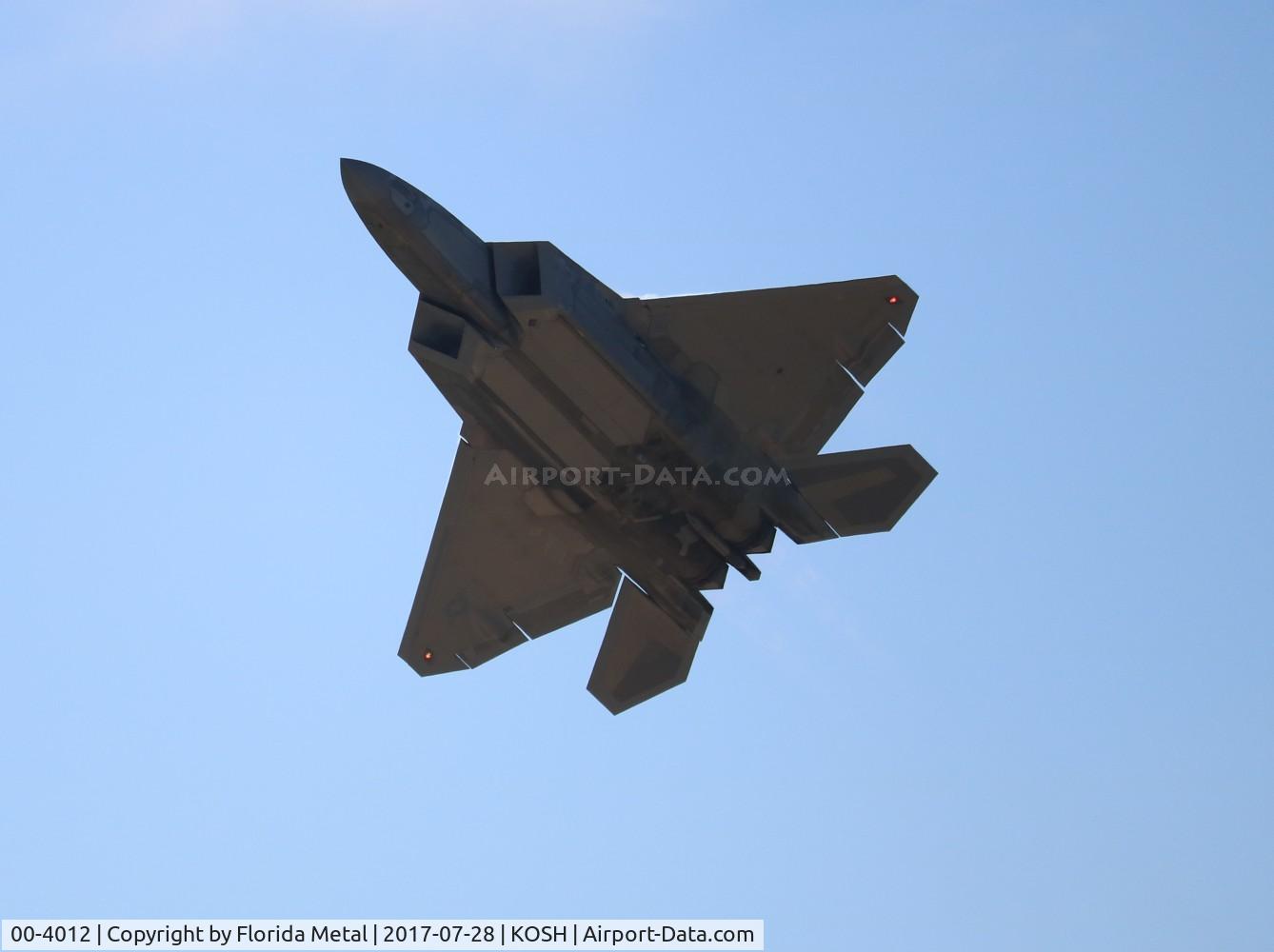 00-4012, 2000 Lockheed Martin F-22A Raptor C/N 645-4012, F-22A