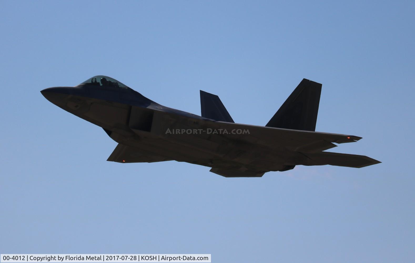 00-4012, 2000 Lockheed Martin F-22A Raptor C/N 645-4012, F-22A