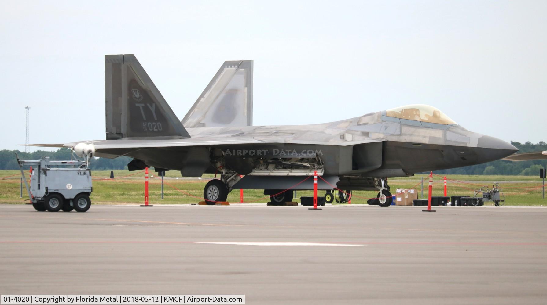 01-4020, 2001 Lockheed Martin F-22A Raptor C/N 645-4020, F-22A