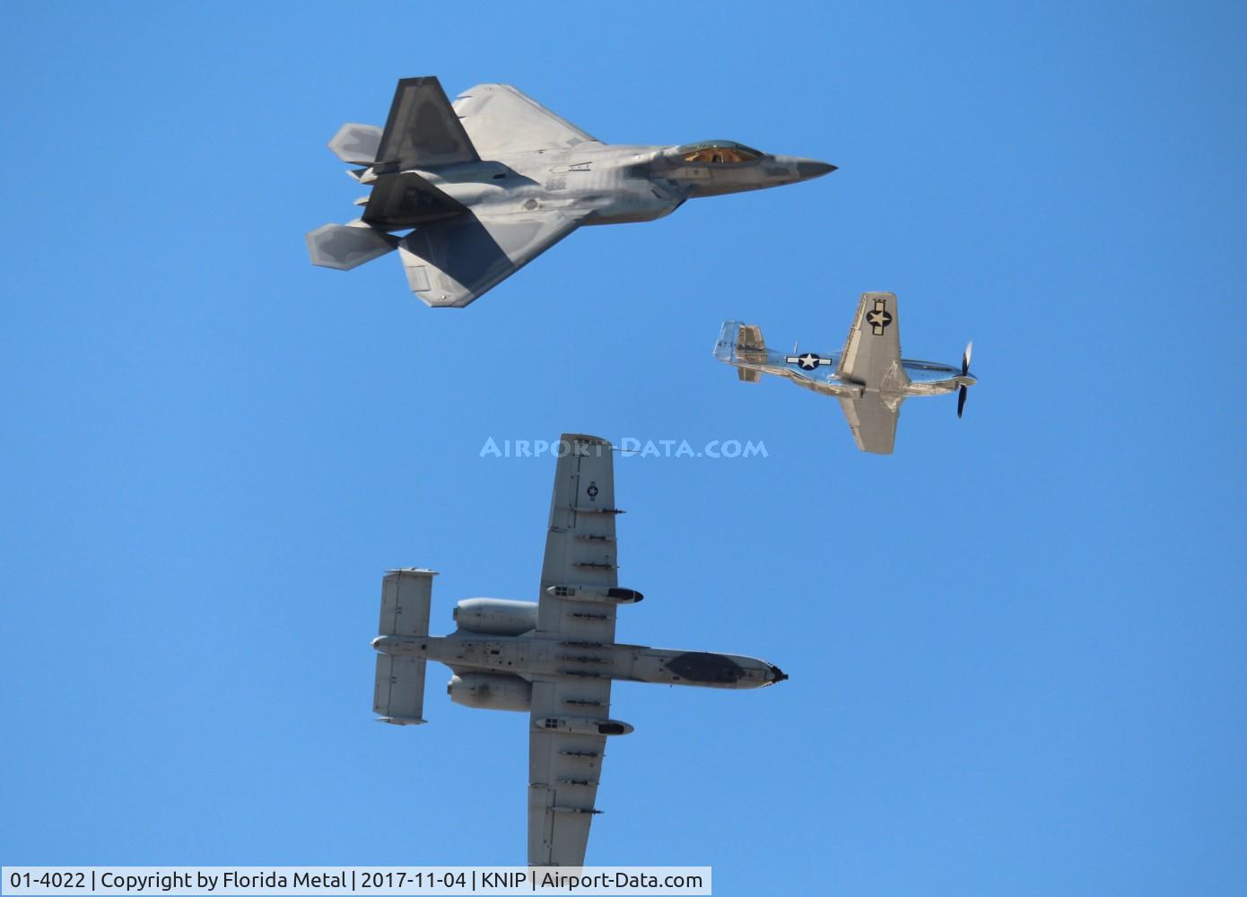 01-4022, 2001 Lockheed Martin F-22A Raptor C/N 645-4022, Heritage Flight